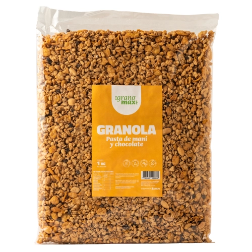 Granola Pasta de maní y Chocolate 1 kg - GranoMax