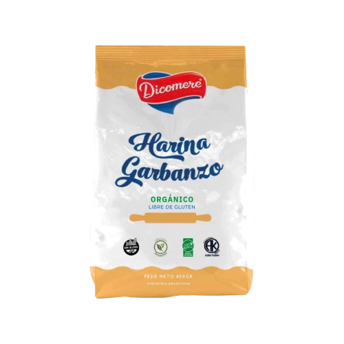 Harina de Garbanzo Orgánico 450 gr - Dicomere