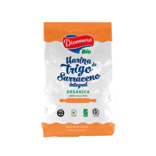 Harina de Trigo Sarraceno Orgánico 450 gr - Dicomere