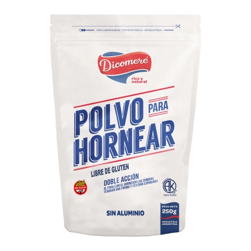 Polvo para hornear 250 gr - Dicomere