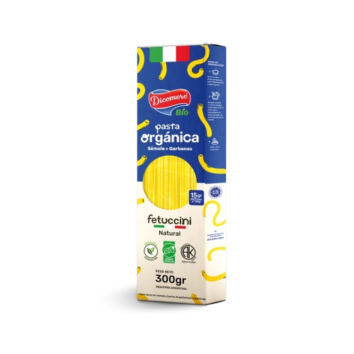 Pasta Fetuccini Orgánica 300 gr - Dicomere