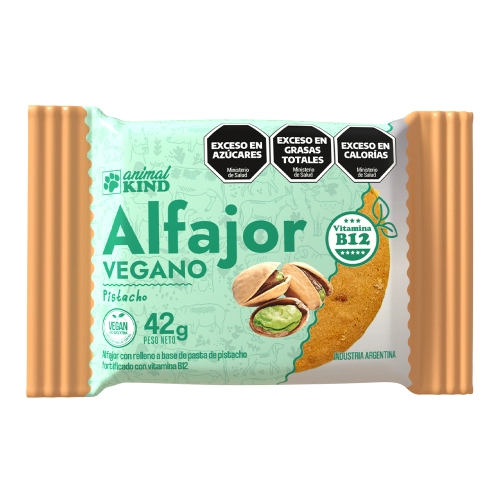 Alfajor Vegano Pistacho x 18 U - Animal Kind