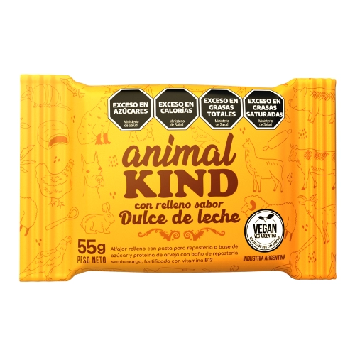 Alfajor Vegano Dulce de Leche x 18 U - Animal Kind