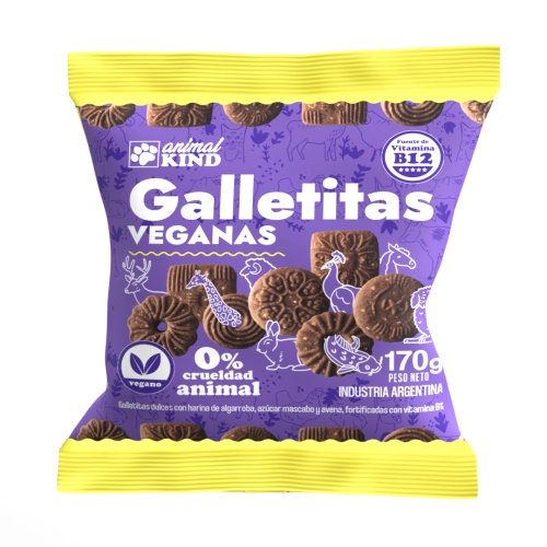 Galletitas Veganas de Chocolate 170 gr - Animal Kind