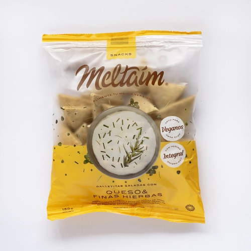 Snacks Queso Crema y Finas Hierbas 150 gr - Meltaím