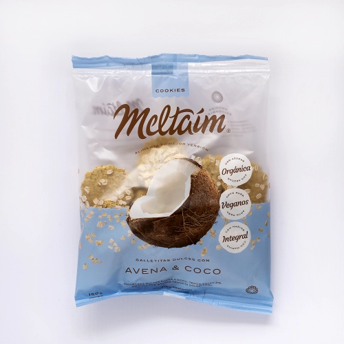 Cookies avena y coco 150 gr - Meltaim