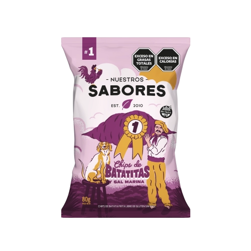 Chips Batata 80 gr - Nuestros Sabores