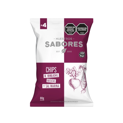 Chips de Remolacha/Batata 80 gr - Nuestros Sabores