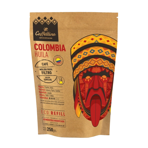 Café de Especialidad Colombia Huila molido para filtro 250 gr - Caffettino