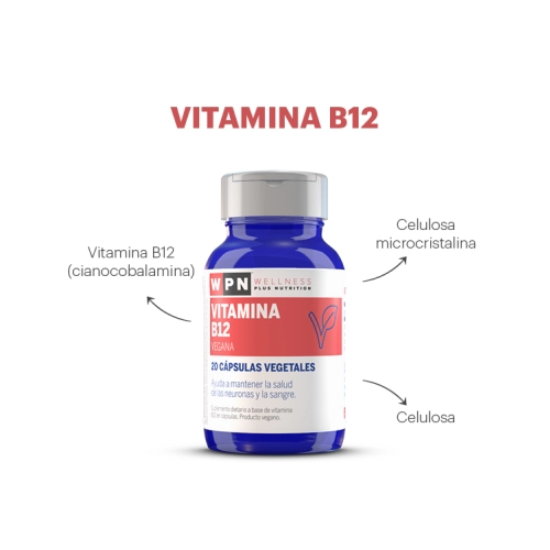 Vitamina B12 20 capsulas - WPN