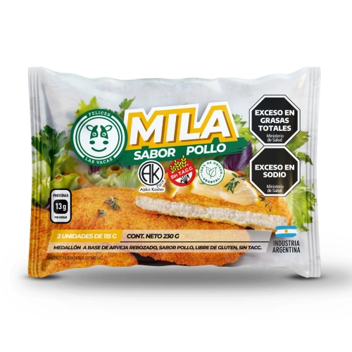 Mila sabor pollo 2 x 115 gr - Felices las Vacas