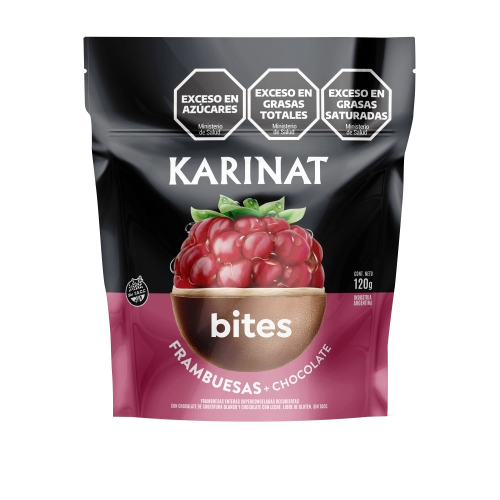Vegan Bites Frambuesas 120 gr - Karinat