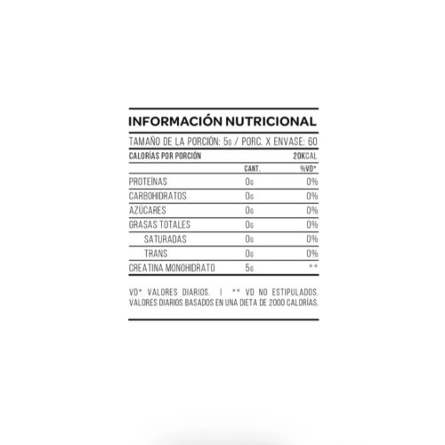 CREATINA MONOHIDRATO DOYPACK 300 gr - Star Nutrition