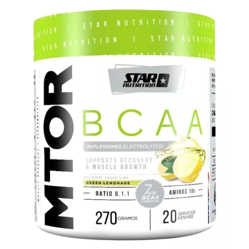 MTOR BCAA GREEN LEMONADE 270G. - Star Nutrition