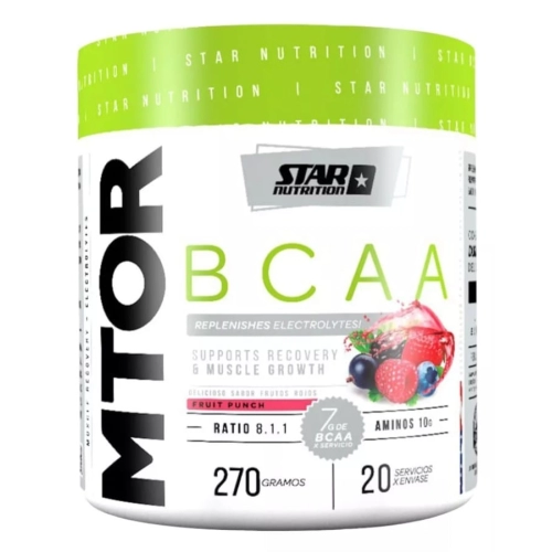 MTOR BCAA FRUIT PUNCH 270G.x12 - Star Nutrition