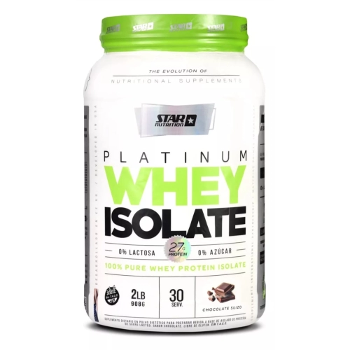 Platinum Whey ISOLATE  Chocolate x 2 Lbs  - Star Nutrition