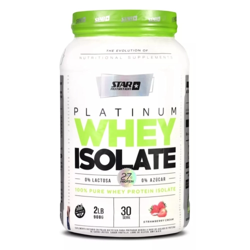 Platinum Whey ISOLATE Frutilla x 2 Lbs  - Star Nutrition