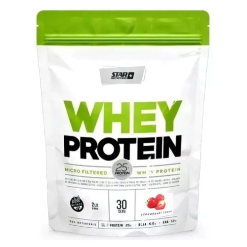 Whey Protein Frutilla x 2lb  - DOYPACK - Star Nutrition
