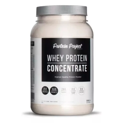 Whey Protein Concentrate 2 lb Vainilla Tarro - Protein Project