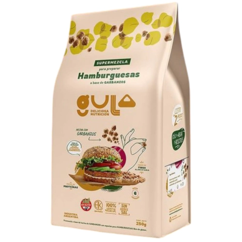Premezcla para Hamburguesas 250 gr sin TACC - Gula