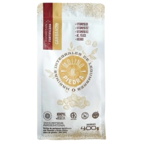 Harina de Garbanzos 400 gr - Molino de piedras