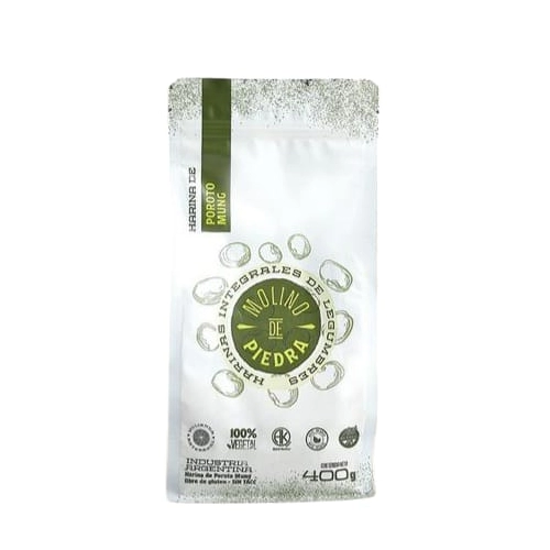 Harina de Poroto Mung 400 gr - Molino de piedras
